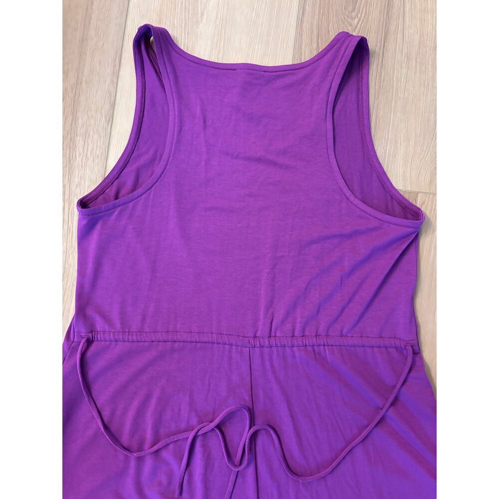 Eileen Fisher - NWOT Jersey Blend Tie Waist Tank Dress Size Small - Picture 8 of 13